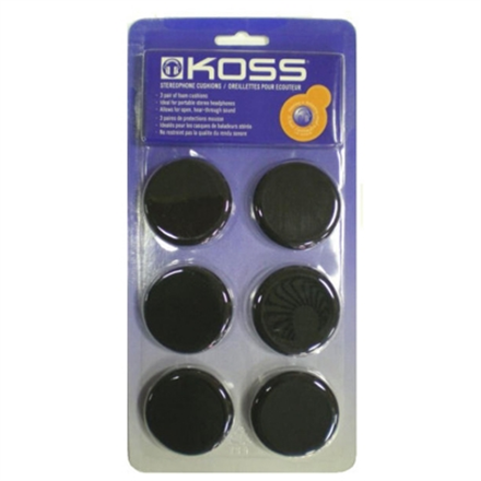 Koss | PORTCUSH Coussin de remplacement pour casque stéréo | Non | Noir
