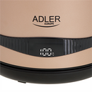 Adler | Bouilloire | AD 1295 | Électrique | 2200 W | 1,7 L | Acier inoxydable | Base rotative à 360° | Doré