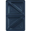 TEFAL | SW852D12 | Appareil à croque-monsieur | 700 W | Nombre de plaques : 2 | Nombre de pâtisseries : 2 | Acier inoxydable