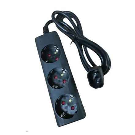 Câble de sortie Eaton IEC-Schuko 10 A C14 - 3 prises Schuko | 1010081 | Nombre de prises : 3