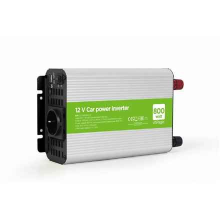 EnerGenie | Onduleur 12 V pour voiture, 800 W | EG-PWC800-01