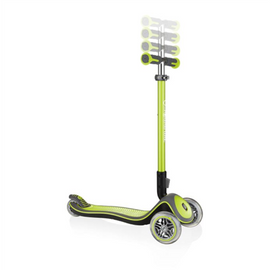 GLOBBER scooter Elite Deluxe Lights lime green, 444-406 - 0