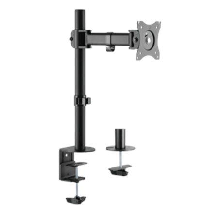 Logilink | Support de bureau pour écran BP0020, 13"-27", bras 274 mm | Poids maximal (capacité) 8 kg | Noir