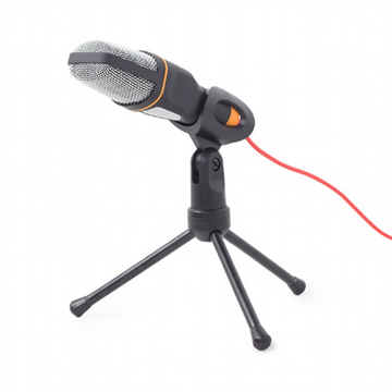 Galda mikrofons Gembird ar statīvu Black - 0