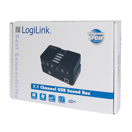 LogiLink USB Sound Box Dolby 7.1 8-Channel 7.1 channels