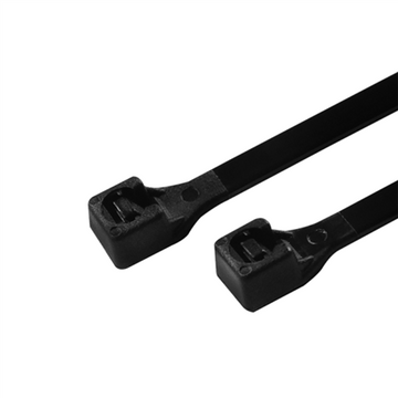 Opaski zaciskowe 30cm, 100szt. czarne