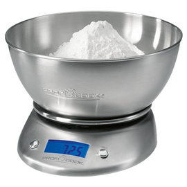 ProfiCook KW1040 kitchen scale Black, Stainless steel Electronic kitchen scale