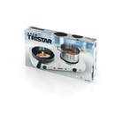 Tristar | Free standing table hob | KP-6245 | Number of burners/cooking zones 2 | Rotary | White | Electric-8