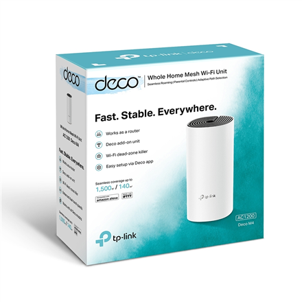 TP-Link Deco M4 1-pack Whole Home Mesh WIFI System