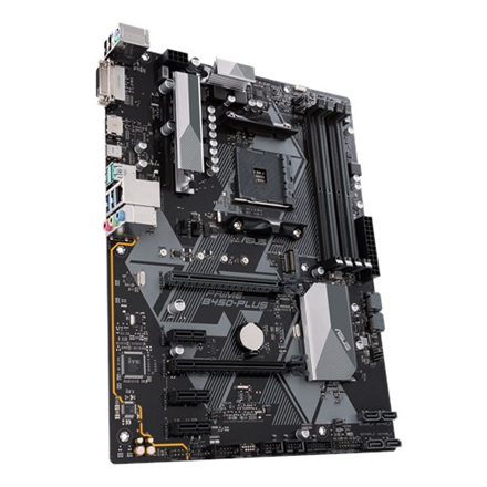 PLACA de BAZA Asus "PRIME B450-PLUS", skt AM4, ATX, AMD B450, 4 x DDR4, max. 64 GB, 6 x SATA, 1 x M.2, 7.1, "PRIME B450-PLUS"