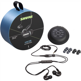 Shure AONIC 215 - in-ear headphones with single transducer and 3.5mm cable (black) - 0