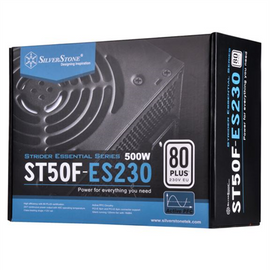 Silverstone ST50F-ES230 power supply unit 500 W 24-pin ATX Aluminium