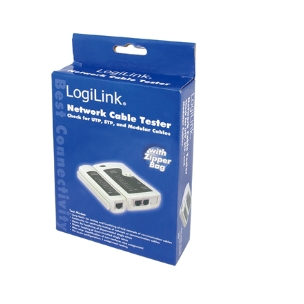 Tester kabli do zlacz RJ11,RJ12,RJ45 z jednostką zdalna