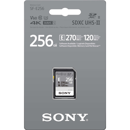 Sony SD Card 256GB UHS-II SF-E Series