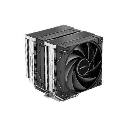 DeepCool AK620, CPU Air Cooler, 2x120mm PWM Fan, TDP 260W, 6 Heatpipes, LGA2066/2011-v3/2011/1700/1200/115x, AMD AM5/AM4, 129x138x160 mm(LxWxH), 3Y, R-AK620-BKNNMT-G