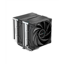 DeepCool AK620, CPU Air Cooler, 2x120mm PWM Fan, TDP 260W, 6 Heatpipes, LGA2066/2011-v3/2011/1700/1200/115x, AMD AM5/AM4, 129x138x160 mm(LxWxH), 3Y, R-AK620-BKNNMT-G-1