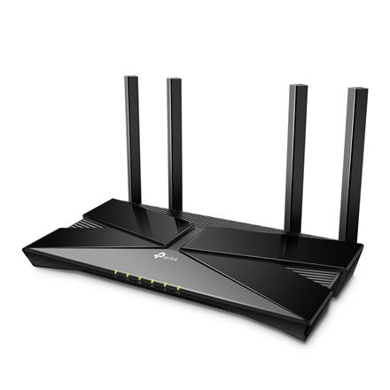 ROUTER TP-LINK wireless 1800Mbps,1 x WAN Gigabit, 4 porturi LAN Gigabit, port USB 2.0, 2.4 GHz/5 GHz dual band, 4 antene externe, WI-FI 6, "Archer AX20" (timbru verde 0.8 lei)