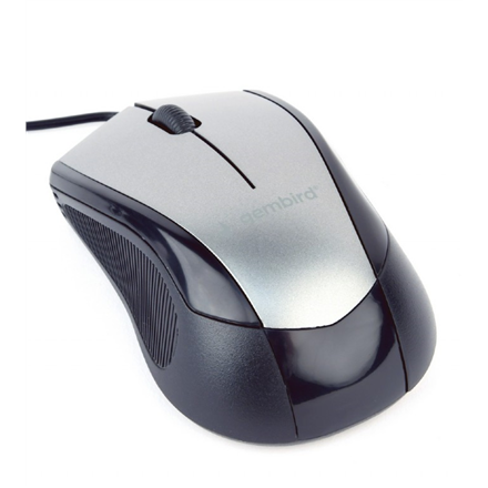 Souris optique GEMBIRD MUS-3B-02-BG 1000 DPI USB Noir gris sidéral