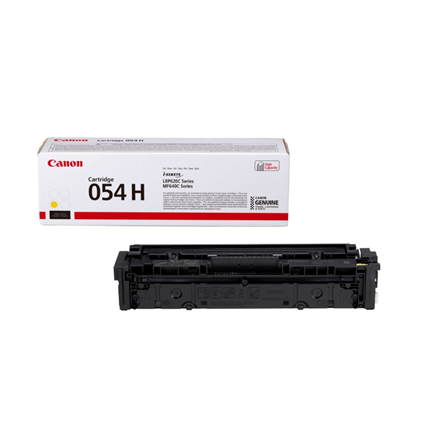 Canon 054 H High Yield Toner Cartridge, Yellow