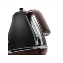 Delonghi | Icona Vintage | KBOV2001BK | Standard kettle | 2000 W | 1.7 L | Stainless steel | 360° rotational base | Black-3