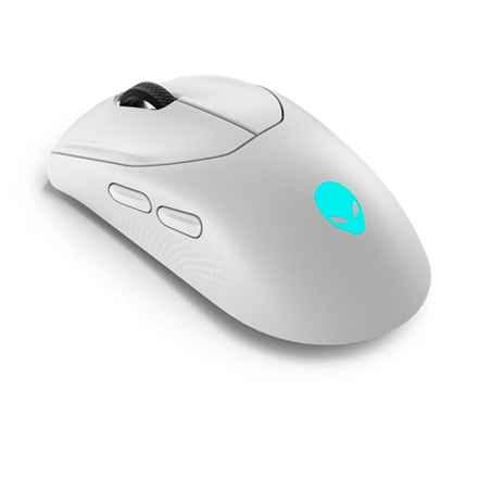 Dell | Souris | Alienware Tri-Mode AW720M | Souris de jeu sans fil 2,4 GHz | Sans fil | Sans fil - 2,4 GHz, Bluetooth 5.1. USB-C | Lumière lunaire