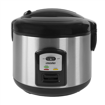 Mesko | Rice cooker | MS 6411 | 1000 W | 1.5 L | Black/Stainless steel - 0