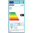 Simfer  cuisinière  4401sgrbb  type de plaque de cuisson gaz  type de four gaz  blanc  largeur 50 cm  profondeur 55 cm  49 l