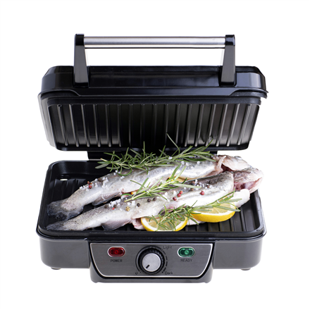 Mesko  grill  ms 3050  gril de contact  1800 w  noir/acier inoxydable