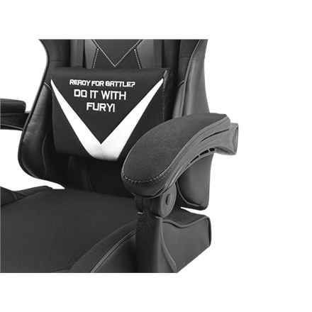 FURY Avenger L Chaise de jeu universelle Siège rembourré Noir
