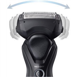 Rasoir Panasonic ES-RT37-K503, Autonomie 54 min, Lithium-Ion, Noir - 0