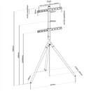 ONE For ALL | Floor stand | WM 7472 | Turn | 32-65 " | Maximum weight (capacity) 30 kg | Light-5