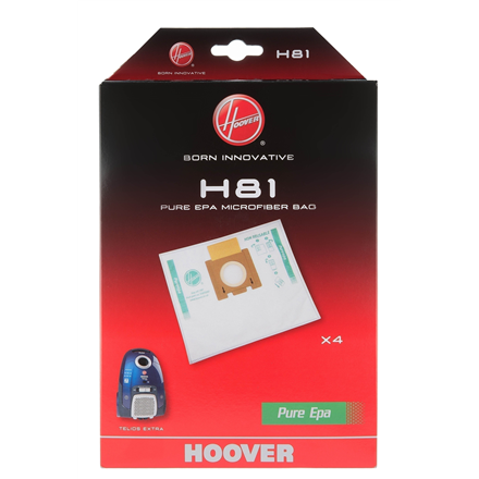 Hoover | Pure Epa microfiber Vacuum cleaner bags | H81, | White