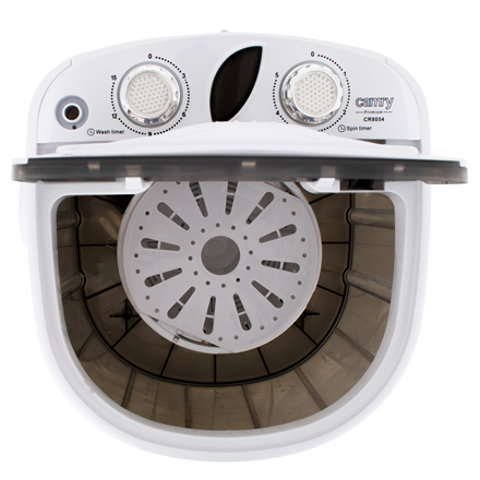Lave-linge camry premium cr 8054 chargement par le haut 3 kg marron blanc