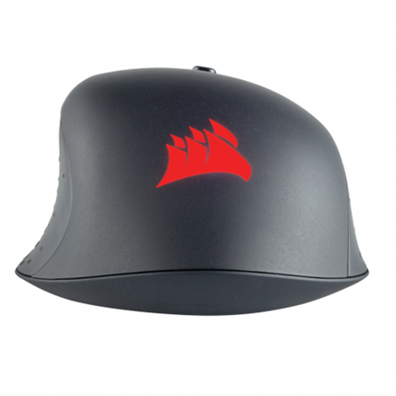 MOUSE CORSAIR, "Harpoon RGB Pro", gaming, cu fir, USB, optic, 12000 dpi, butoane/scroll 6/1, iluminare, butoane programabile, negru, "CH-9301111-EU" (timbru verde 0.18 lei)