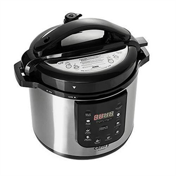 Camry | Pressure cooker | CR 6409 | 1500 W | Alluminium pot | 6 L | Number of programs 8 | Stainless steel/Black - 0