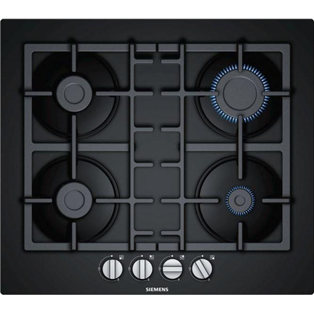 Plaque de cuisson Siemens iQ300 EN6B6PB90 Noir Encastrable 60 cm Gaz 4 zones