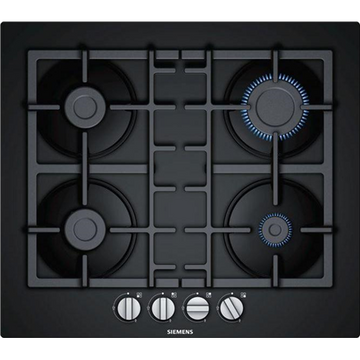 Plaque de cuisson Siemens iQ300 EN6B6PB90 Noir Encastrable 60 cm Gaz 4 zones