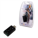 Logilink | USB Audio adapter, 7.1 sound effect-1