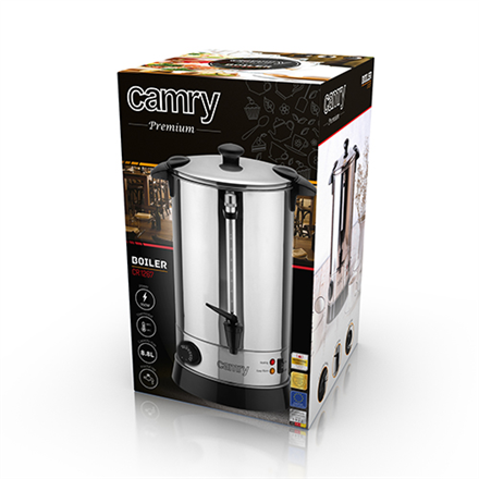 Camry | Chaudière | CR 1267 | Électrique | 950 W | 8,8 L | Acier inoxydable | Acier inoxydable