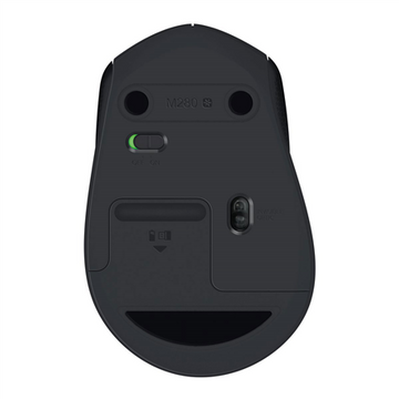 LOGITECH Wireless Mouse M280 - BLACK - 2.4GHZ - EWR2 - 0