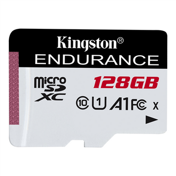 Kingston 128GB microSDXC Endurance 95R/45W C10 A1 UHS-I Card Only