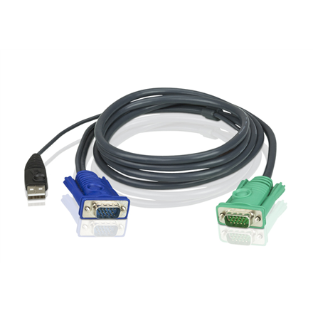 Aten | 1.8M USB KVM Cable with 3 in 1 SPHD | 2L-5202U