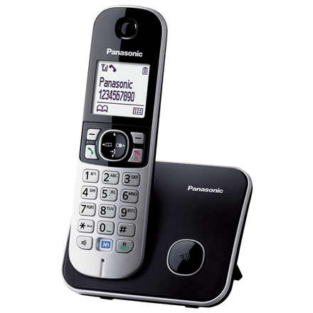 Telefon DECT metalic, KX-TG6811FXM, Panasonic, "KX-TG6811FXM" (timbru verde 0.8 lei)