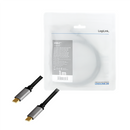 Logilink | USB 3.2 Gen 2 cable, C/M to C/M, 4K/60Hz, PD,alu | CUA0107 | USB-C to USB-C USB-C male | USB-C male-5