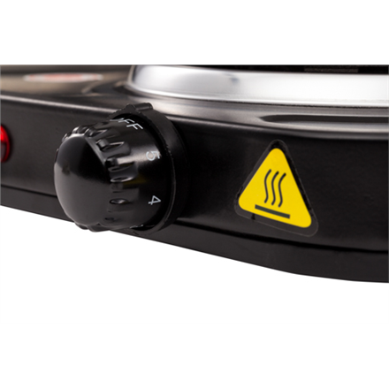 Mesko  cuisinière électrique  ms 6509  nombre de brûleurs/zones de cuisson : 2  noir  électrique