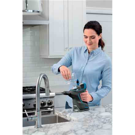 Nettoyeur vapeur vertical Bissell PowerFresh SlimSteam 1500 W Bleu, Titane