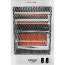Adler | Heater | AD 7709 | Halogen Heater | 800 W | Number of power levels 2 | White-3