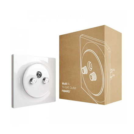 Fibaro - Walli N TV-SAT Outlet