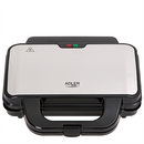 Adler | Sandwich maker | AD 3043 | 900 W | Number of plates 1 | Number of pastry 2 | Black-2