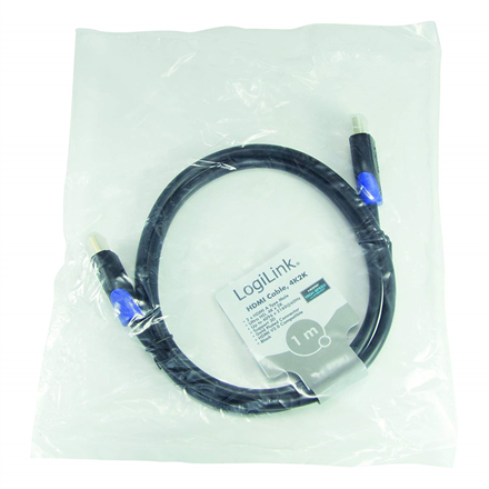 Kabel HDMI 2.0 Ultra HD 4Kx2K, 3D, Ethernet, 1m